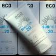 Eco Cosmetics Sun Milk, Sonnenmilch LSF 20 Sensitive, 75 ml