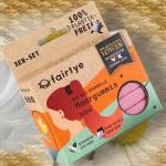 Fairtye Haargummi ROSA Bio-Baumwolle, 3 ST