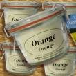 Kerzenfarm Hahn Mini-Rapswachskerze ORANGE