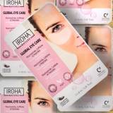 Iroha Global Eye Care Pads mit Niacinamid, Koffein + Peptiden, 2 ST