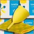 Lunette Menstruationskappe LUCIA Yellow, Größe 1