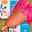 Lunette Menstruationskappe ÁINE Coral, Größe 2