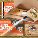 Namaki Cosmetics 3er Schminkset ZEBRA & TIGER, 7,5 g