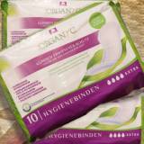 Organyc Hygienebinden EXTRA bei leichter Inkontinenz, 10 ST