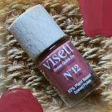 Visett Green Quick Dry Nr. 12 CINNAMON Nagellack, 10 ml