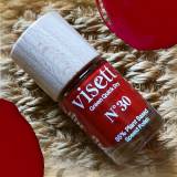 Visett Green Quick Dry Nr. 30 RASPBERRY Nagellack, 10 ml