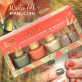 Zao Nail-Polish WINTER FOLK MANUCURE Geschenkbox LE Nagellack, 4tlg.